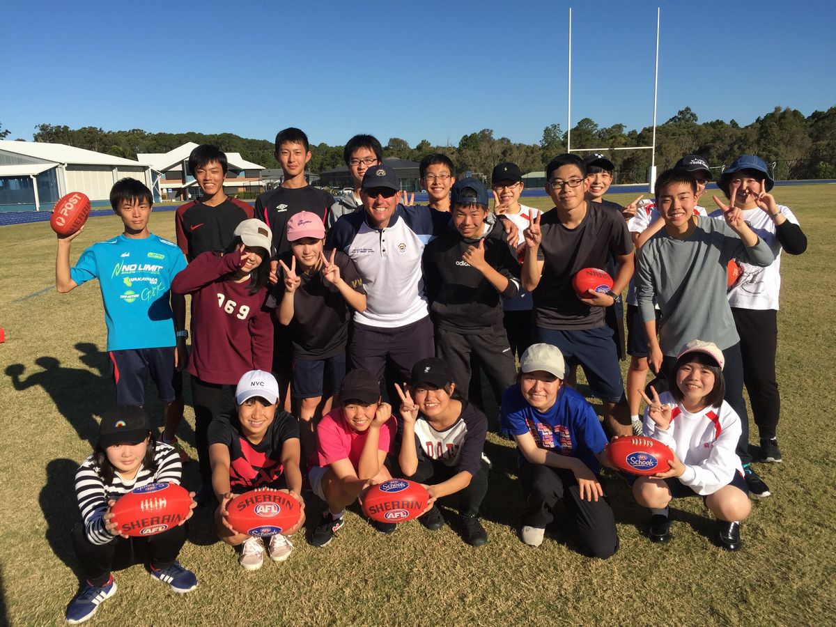 オーストラリア語学研修 Aussie Football オーストラリア語学研修 開智中学校 高等学校